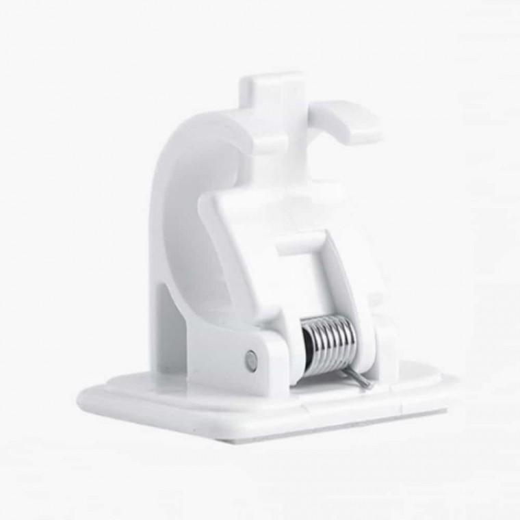 부착식 커튼 봉 걸이 2P 벽부착브라켓 커튼브라켓설치 무타공브라켓 부착식커튼봉 부착형커튼봉 무타공커튼