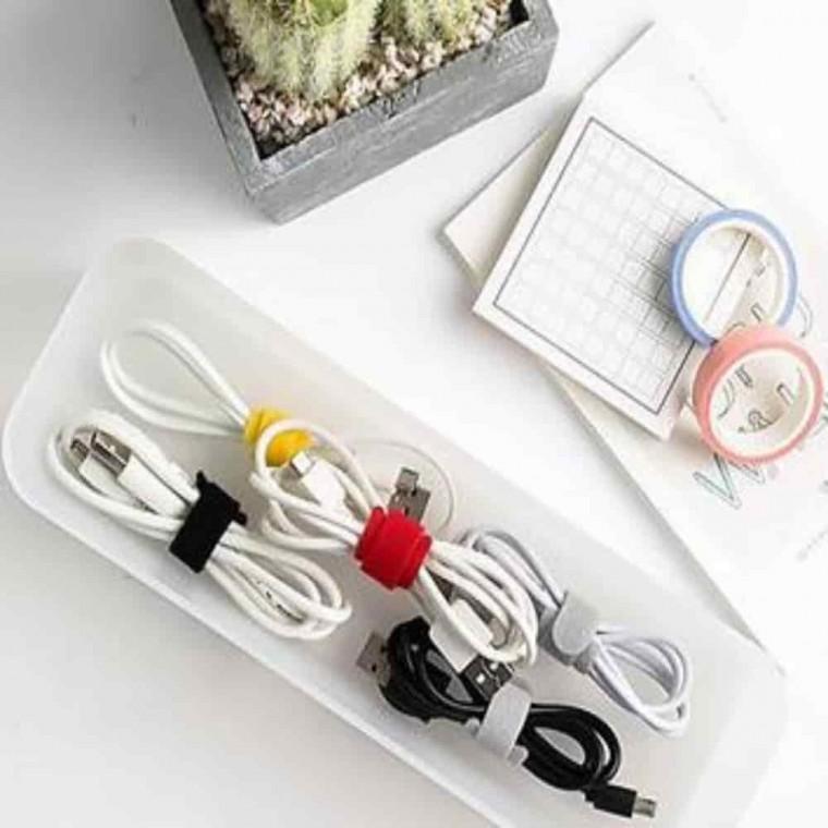 전선정리용품세트 28mm색상랜덤 케이블타이 무타공멀티탭거치대 케이블정리클립 전선홀더