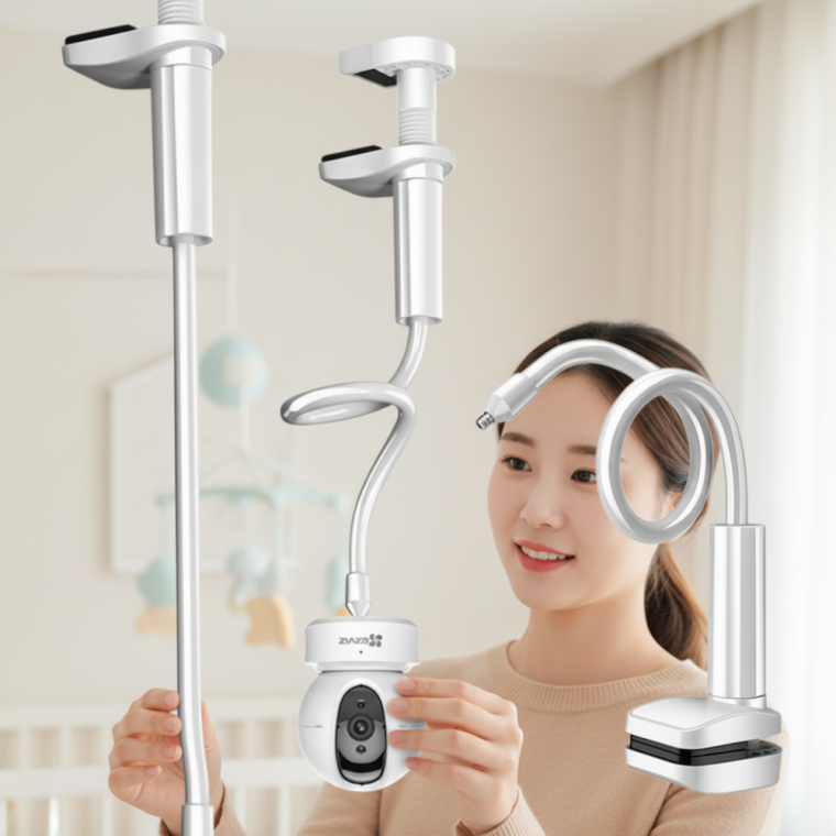벽걸이 무타공 CCTV 브라켓 펫캠 베이비캠 홈캠 거치대 50cm