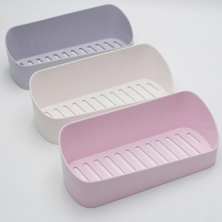사선 무타공 바구니 욕실선반 물빠짐 화장실 수납정리대 주방 트레이 보관