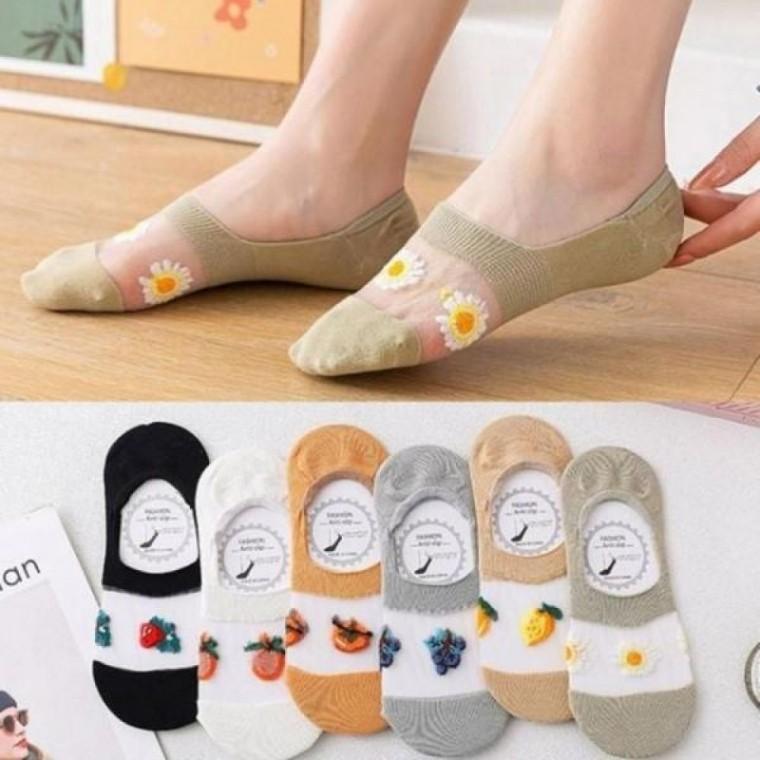 봄 준캡 학생 과일시스루 여성 여자 가을 성인 여름 페이크삭스