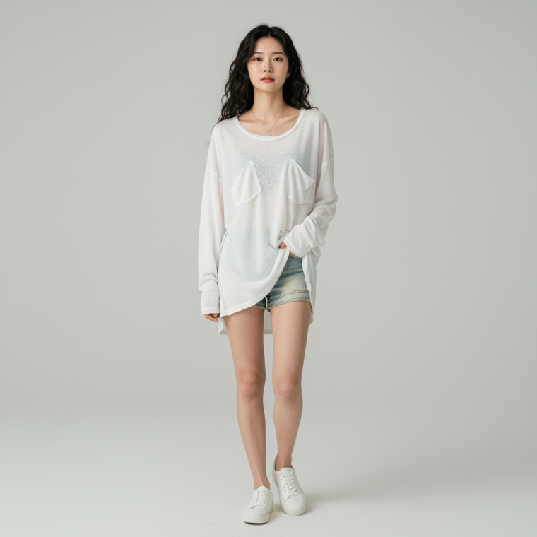 여성 아이스 긴팔 티셔츠 자외선 차단 쿨링 기능성 여름 등산 골프웨어