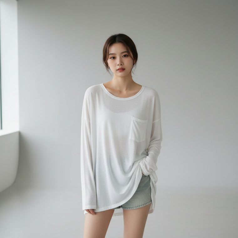 여성 냉감 쿨링 긴팔티 자외선차단 여름 등산 티셔츠 기능성 얇은 상의