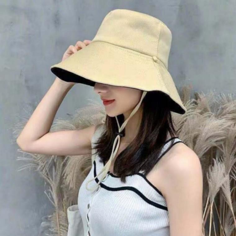 여자 여름모자 버킷햇 벙거지모자 양면 5색 리버서블
