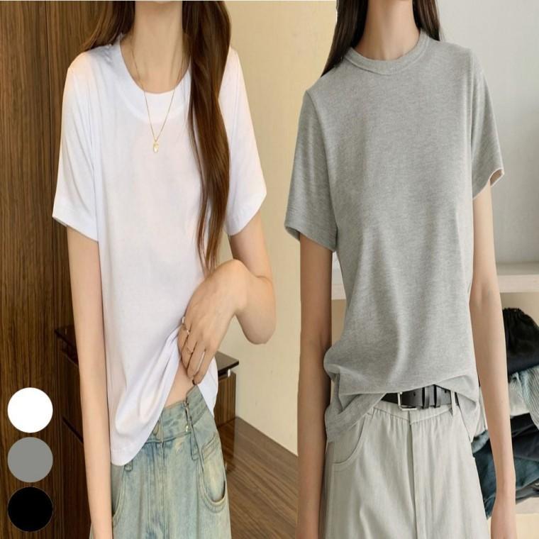 반팔티 소장 무지 여자 여름 추천 베이직 깔별