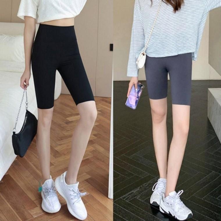 바이커쇼츠 심리스 여성 레깅스 반바지 운동복 5부 여름