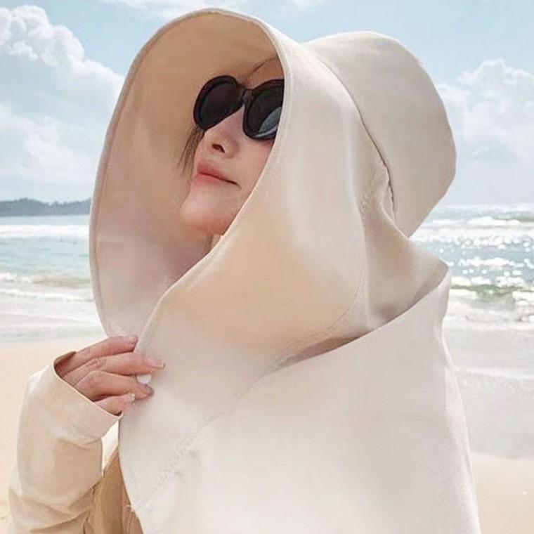 모자 덮는 작업 넓은 햇빛가리개 챙 여자 여름 목