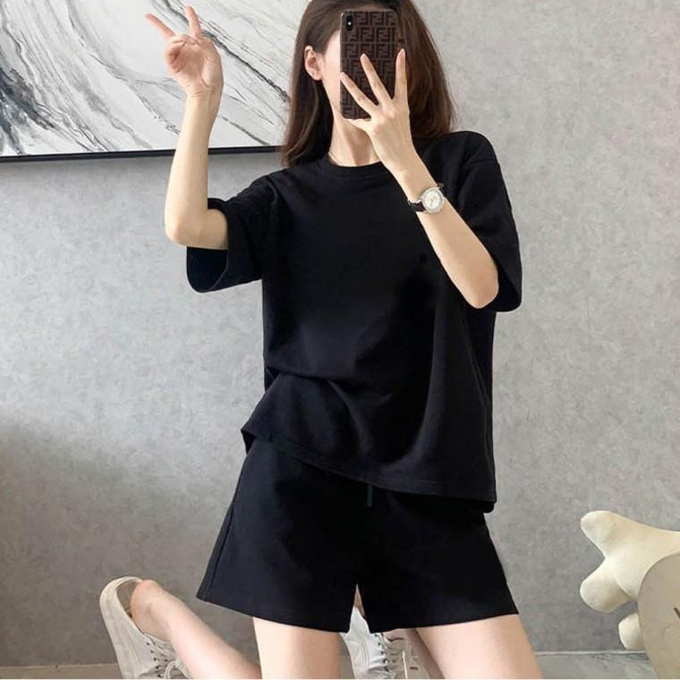 여자 여름 트레이닝복 편한 반바지 셋업 반팔 데일리