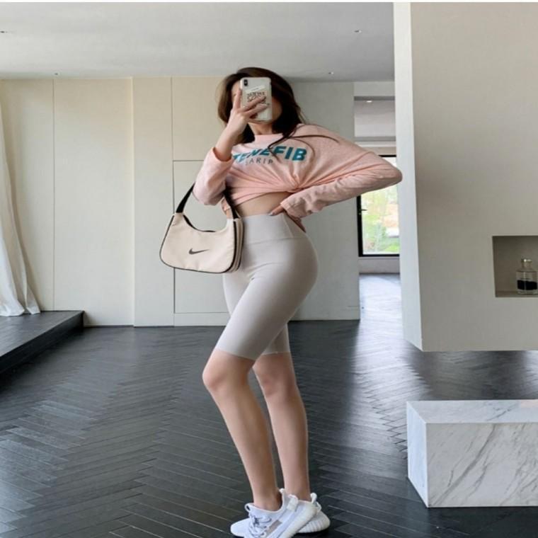 쇼츠 여름 5부 반바지레깅스 바이커 여성 요가 레깅스