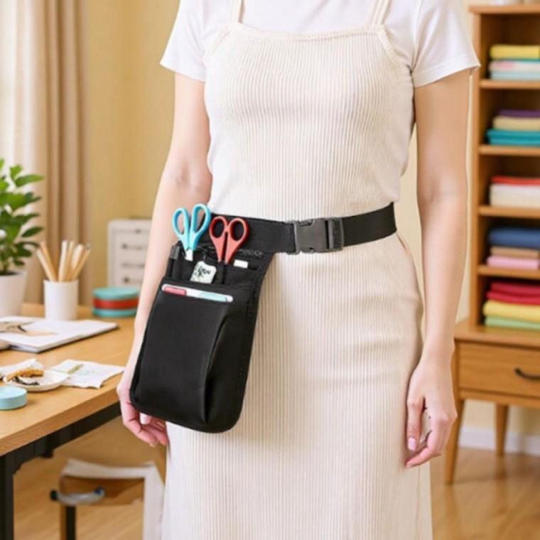 다용도 허리 수납 파우치 작업용 가방 힙색 배달용 가방 미니 공구 가방 등산 낚시용 벨트백 휴대용 소품