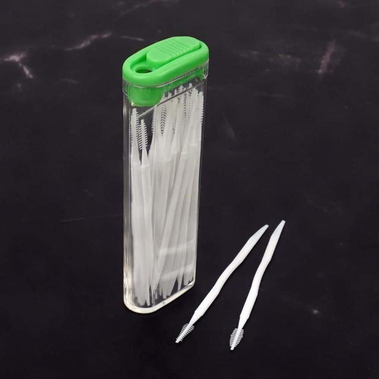 치간칫솔 솔이쑤시개 치아크리너 치간 30P 휴대용