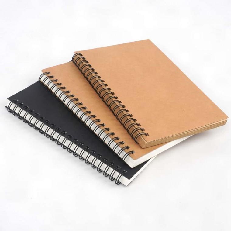 50매 무지 소형 휴대용 사무 학생 연습장 크라프트 미니 메모장 노트 무지메모장