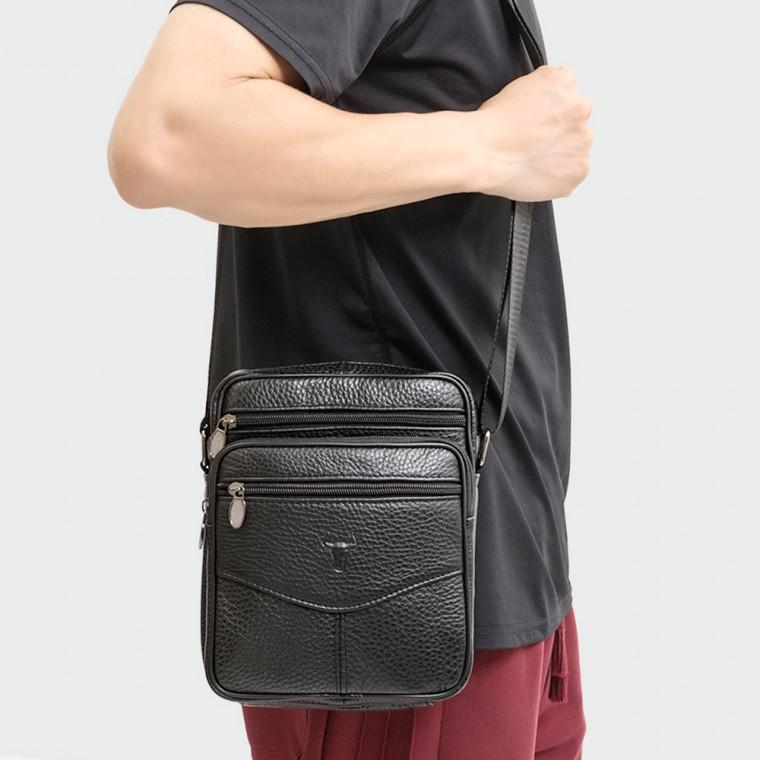 캐주얼백 데일리백 BM 남성 여행가방 데일리 남자가방 가죽크로스 가죽