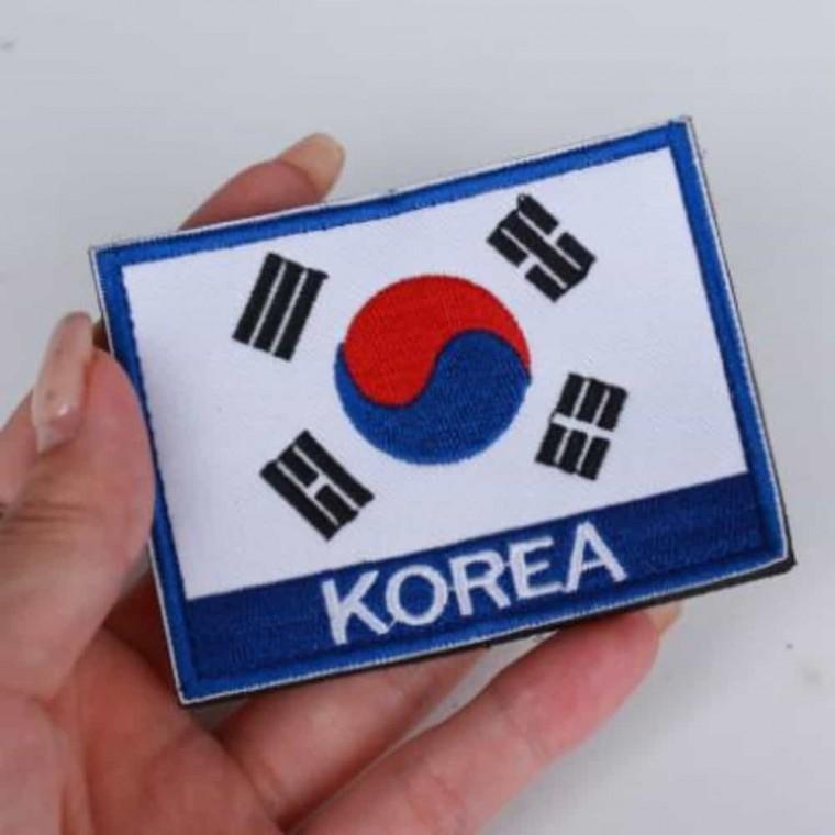 태극기 와펜 패치 파랑 국기와펜 모자와펜 스포츠패치 가방악세서리 자수패치 가방와펜 자수와펜 태극기패