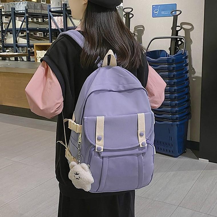 학생가방 백팩 퍼플 가방 경량백팩 출퇴근백 여행백팩 대학생 캐주얼