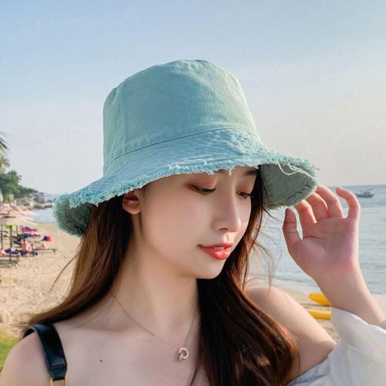 여자모자 빈티지 스웨트밴드 프린지챙 버킷햇 벙거지 여름모자 벙거지모자 버킷햇 봄모자 캐주얼모자