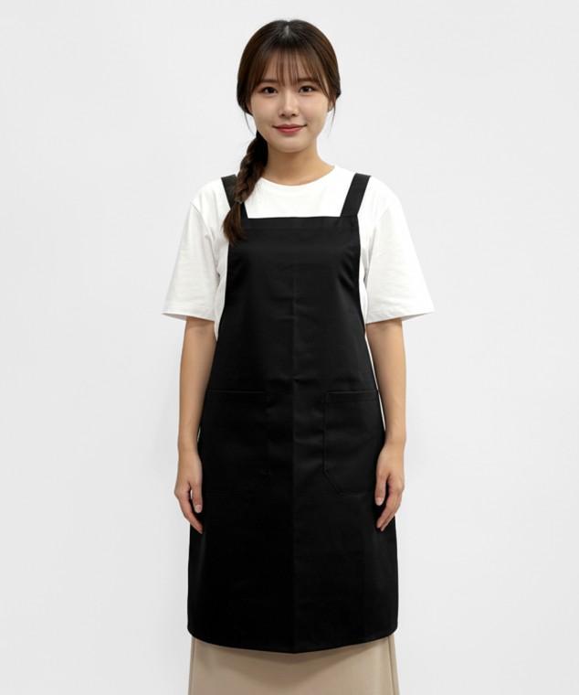 베이직 무지 앞치마 주방 식당 업소용 바리스타 카페 앞치마