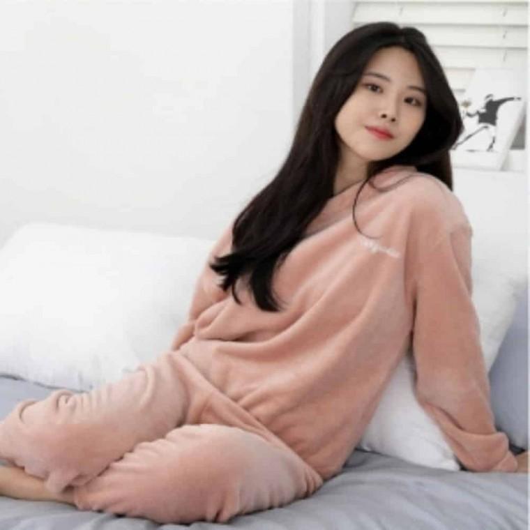 여성파자마 실내복여성 겨울 여성 편한 홈웨어세트 잠옷 여성라운지웨어 세트
