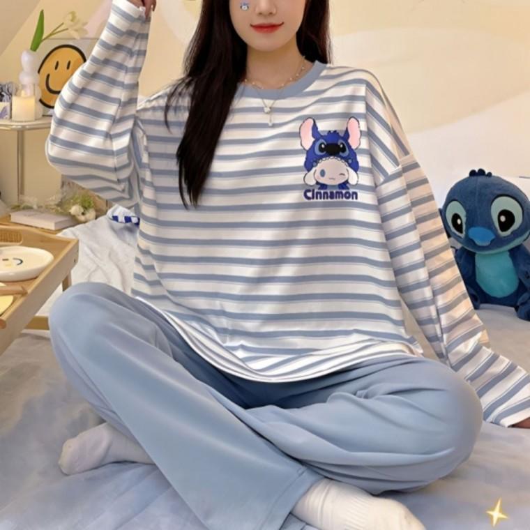 노브라 긴팔 긴바지 파자마 잠옷세트 홈웨어 외출복