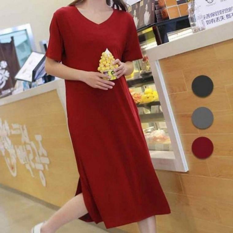 원피스 루즈핏 A라인 봄 홈 롱 웨어 드레스 반팔 여름 홈웨어 빅사이즈원피스 롱원피스 잠옷 봄원피스