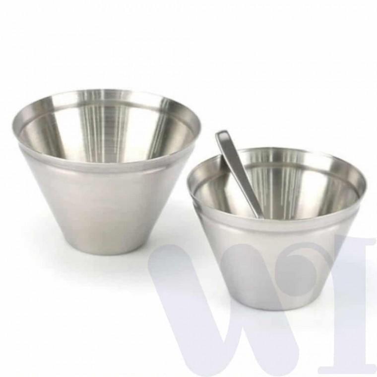 스텐 샐러드볼 14.4x9.7cm 후식볼 시리얼볼 스텐아이스크림볼 빙수그릇 빙수컵