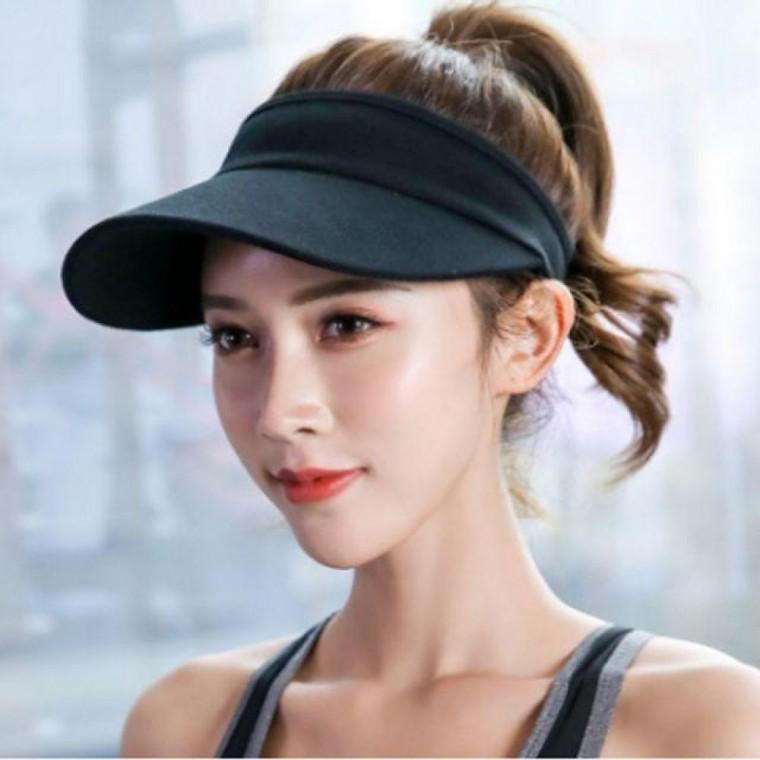 단색 골프썬캡 여성썬캡 챙넓은 모자 자외선 차단 여름 바캉스 비치 돌돌이썬캡 라피아햇