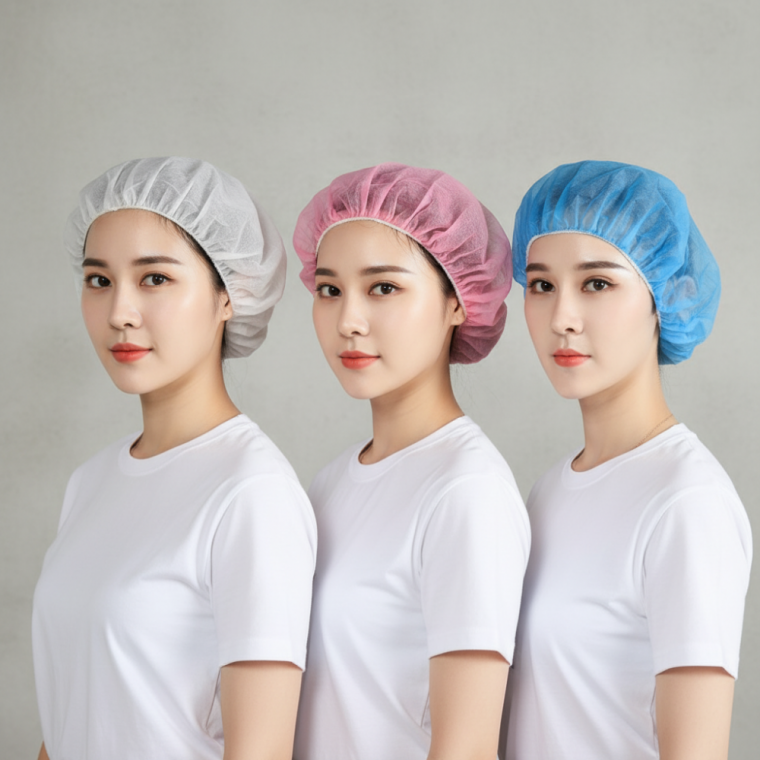 주방 조리용 부직포 일회용 헤어캡 100매 대용량 위생모자