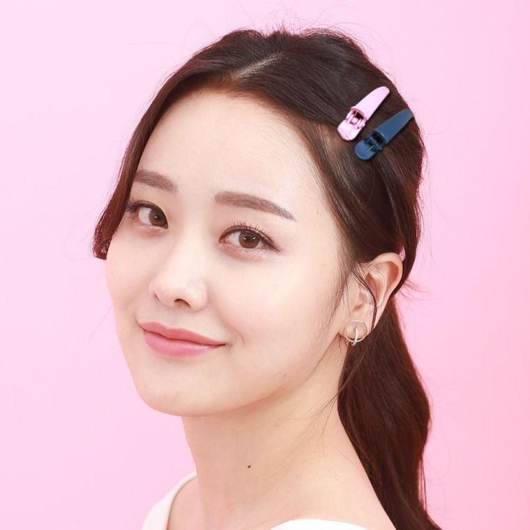 컬러풀 미니 집게핀 9색상 헤어핀 잔머리핀 미니집게핀 앞머리핀 옆머리핀