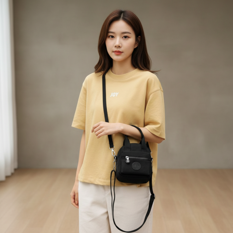 남녀공용 미니 숄더백 데일리 방수 크로스백 소형 토트백 핸드백