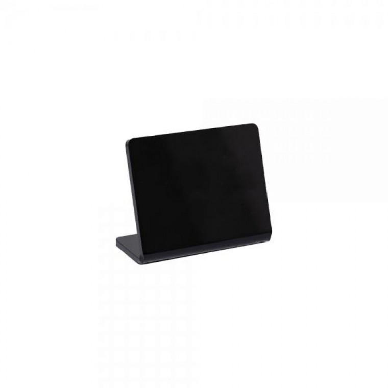 L형 아크릴 안내판 미니 블랙 보드 15x10cm