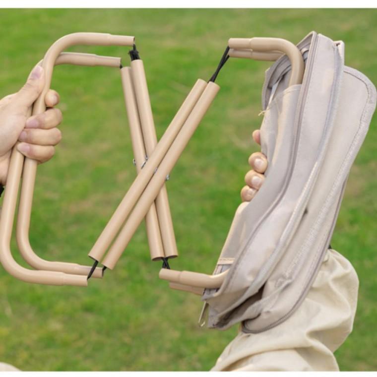 캠핑 보조의자 휴대용 폴딩 백패킹 낚시 등산 체어 스툴 파우치 미니 간이 접이식 경량 발받침
