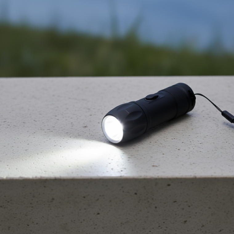 9구 LED 손전등 초경량 휴대용 캠핑 랜턴 야간 작업용 후레쉬 9.5cm