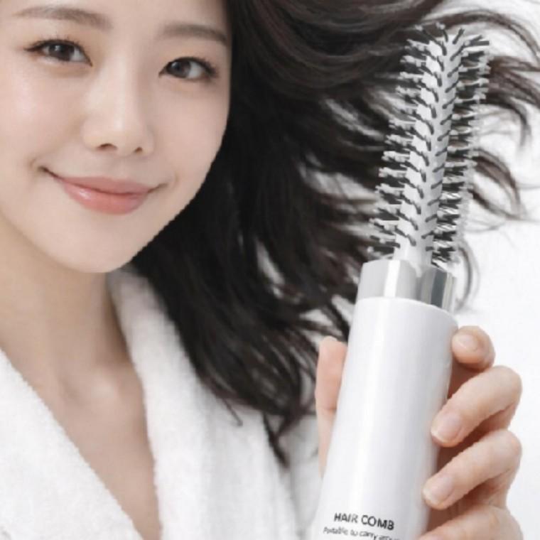 여행용 롤 드라이빗 휴대용 헤어 머리 브러쉬 고데기