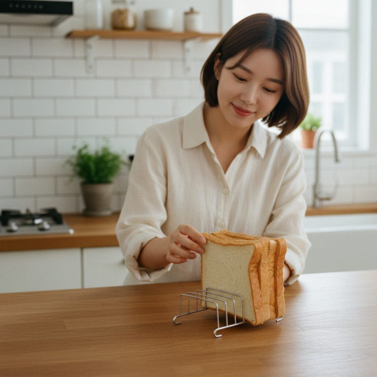 식빵 거치대 브레드 홀더 와플 건조대 접시 정리 꽂이 주방 수납대