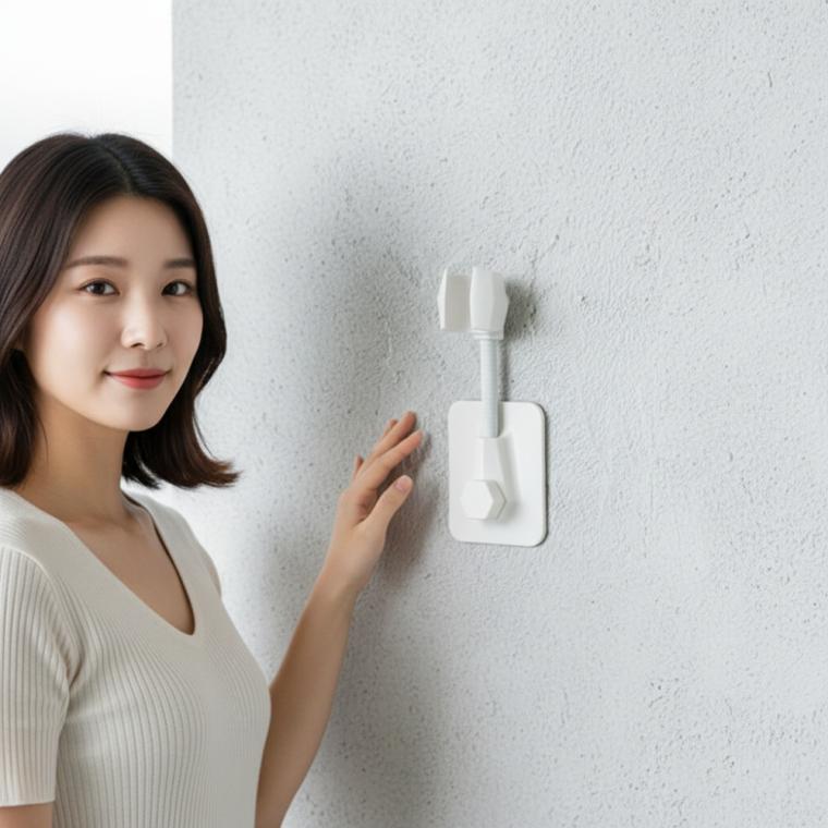 각도조절 샤워기 걸이 부착식 거치대