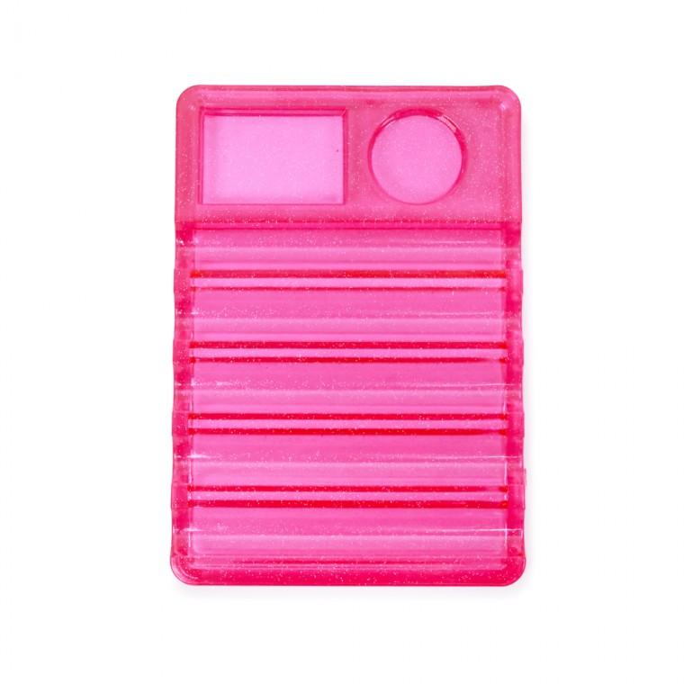 네일아트 직사각 파렛트 브러쉬 거치대 핑크