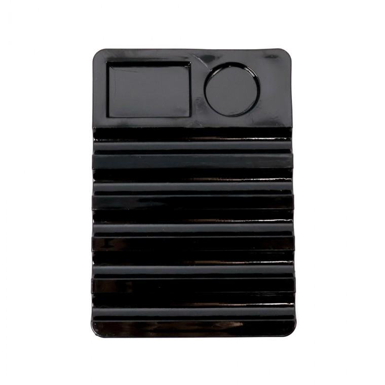 네일아트 직사각 파렛트 브러쉬 거치대 블랙