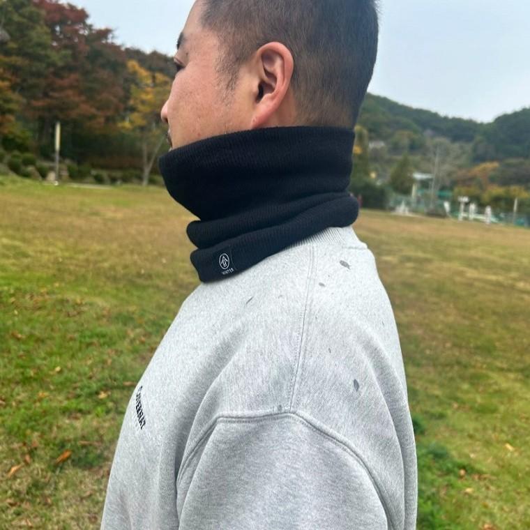 블랙컬러 겨울 넥워머 멀티스카프
