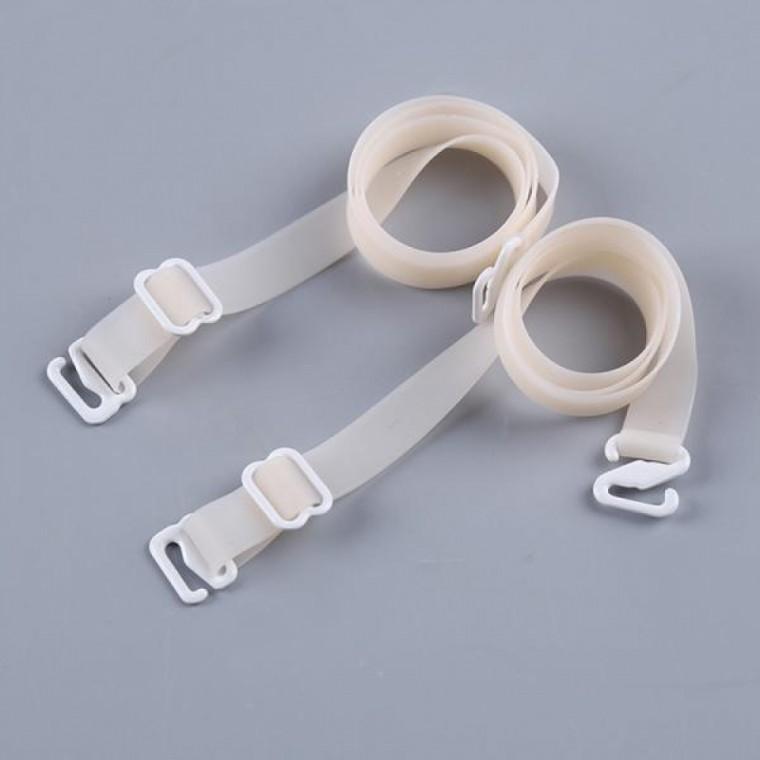 실리콘 반투명 브래지어 브라 어깨 끈 2P DD-11956