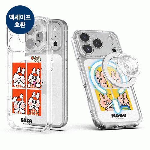버니콘비니 포토컷 클리어 렌즈가드 마그네틱 투명 젤하드 케이스 S26 S25 S24 아이폰17 아이폰16 S23