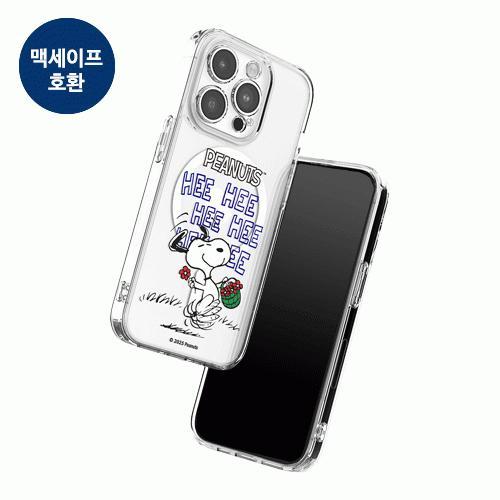 빈티지 스누피 일상 클리어 렌즈가드 마그네틱 투명 젤하드 케이스 S26 S25 S24 아이폰17 아이폰16 S23