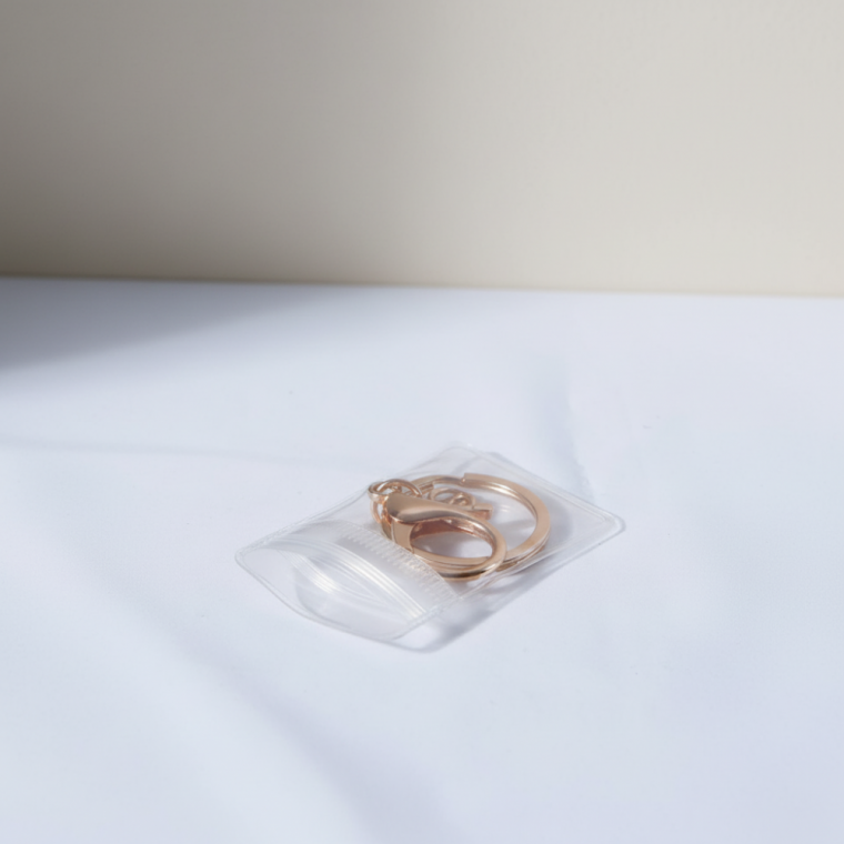고투명 PVC 주얼리 보관 지퍼백 산화방지 밀폐 파우치 6x4cm 소형