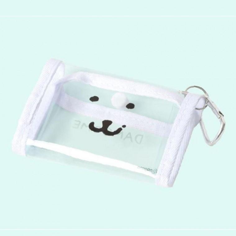 담곰이 투명 파우치 키링 1P 동전지갑 키홀더 백참 소지품 보관 이어폰