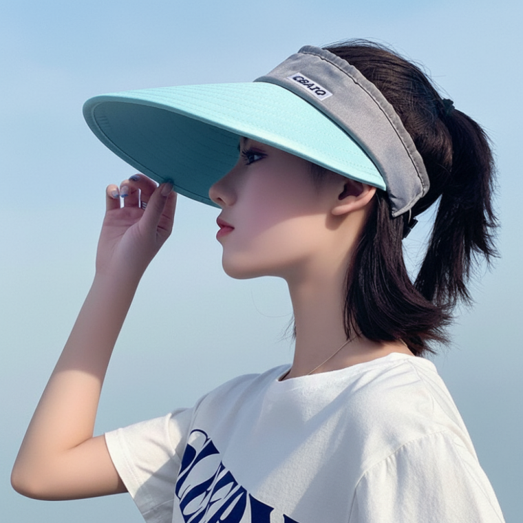 자외선차단 와이드 썬캡