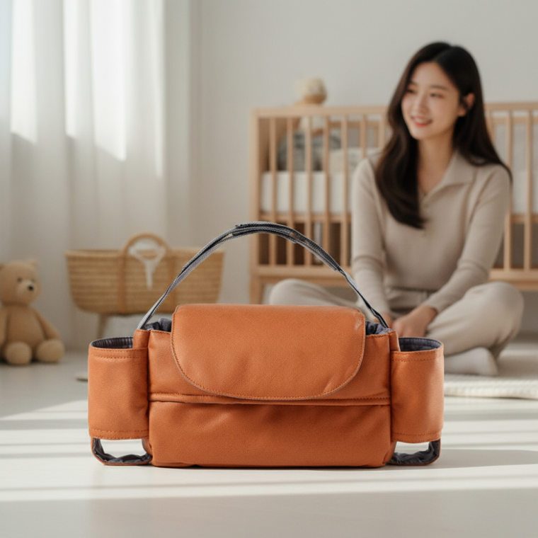 유모차 정리함 기저귀 수납 가방 유아용 외출 보관함 다용도 거치백