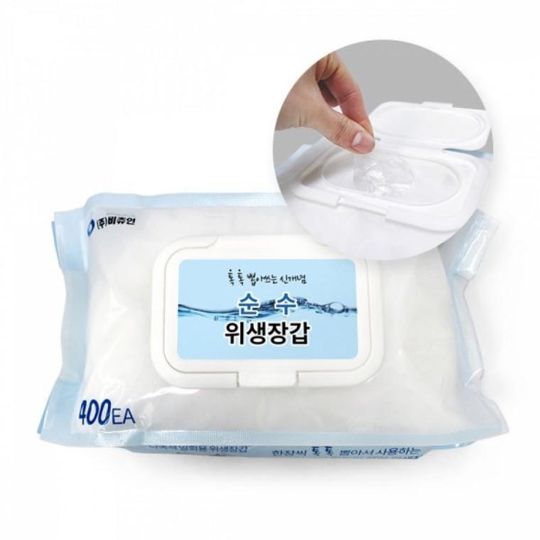 BC뽑아쓰는 신개념 캡형 순수위생장갑 400매