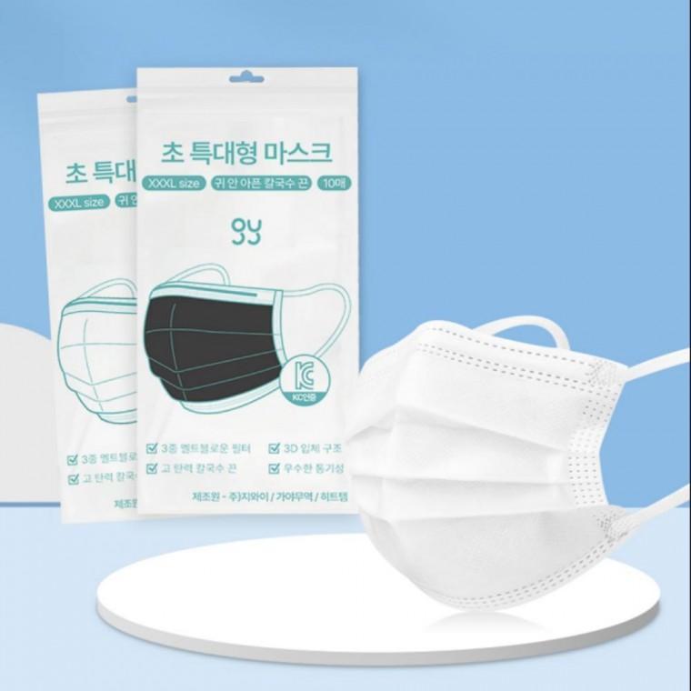 위생 일회용 일반 성인 칼국수끈 마스크 특대형 50매