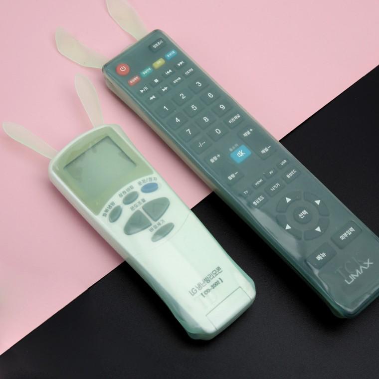 토끼 야광 실리콘 리모컨 커버 대형