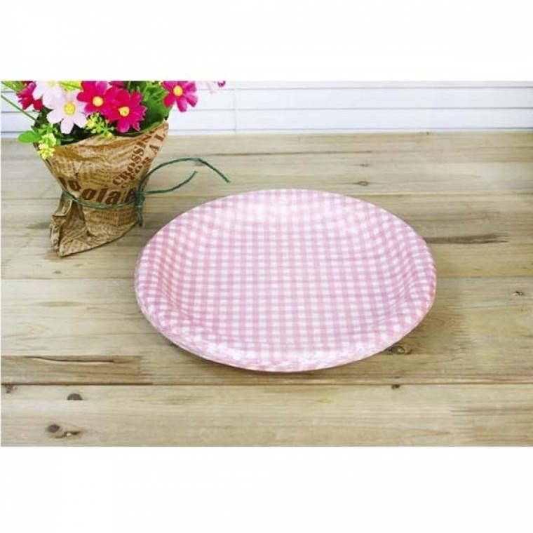 이라이프 칼라종이접시200(핑크)10p 일회용용기 일회용기 일회용접시