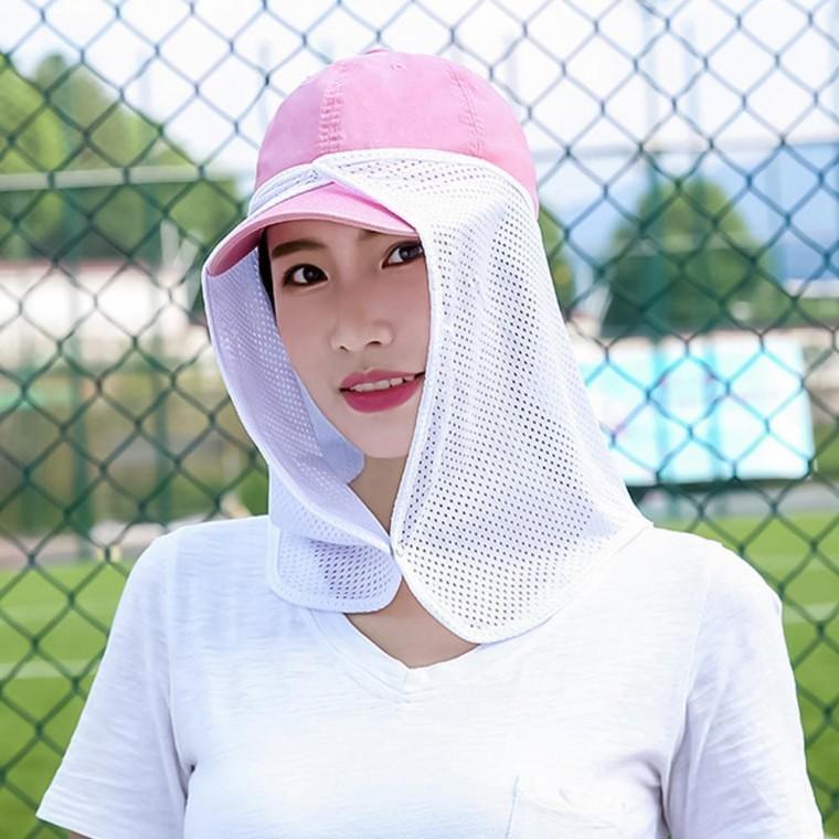 선스크린 캡 2개입 메쉬 얼굴 모자햇빛가리개 자외선차단